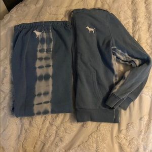 Pink sweatshirt & matching pants